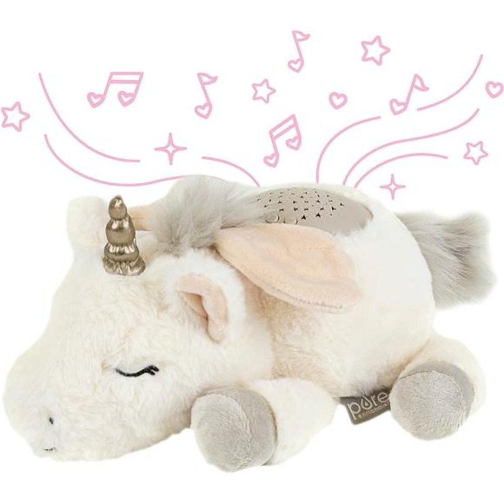 Unicorn Plush Sound Machine Star Projector 10 Lullabies
